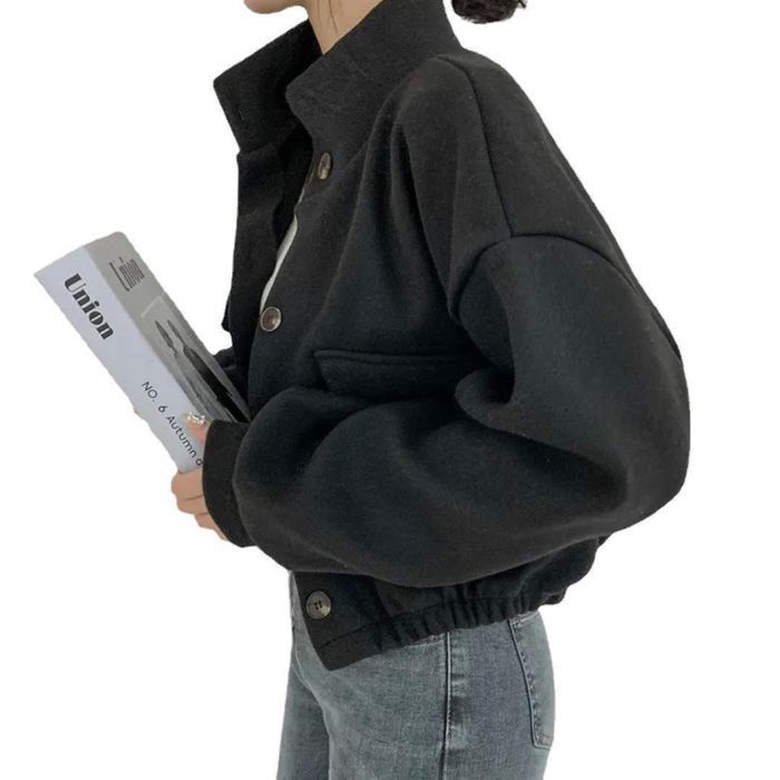 Women'S Casual Woolen Coat