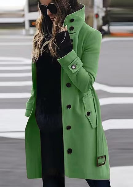 Slim Fit Woolen Coat