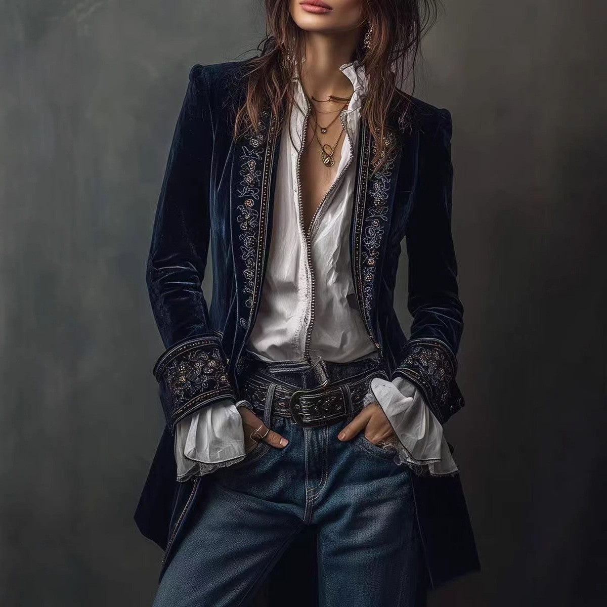 Patchwork Lace Coat