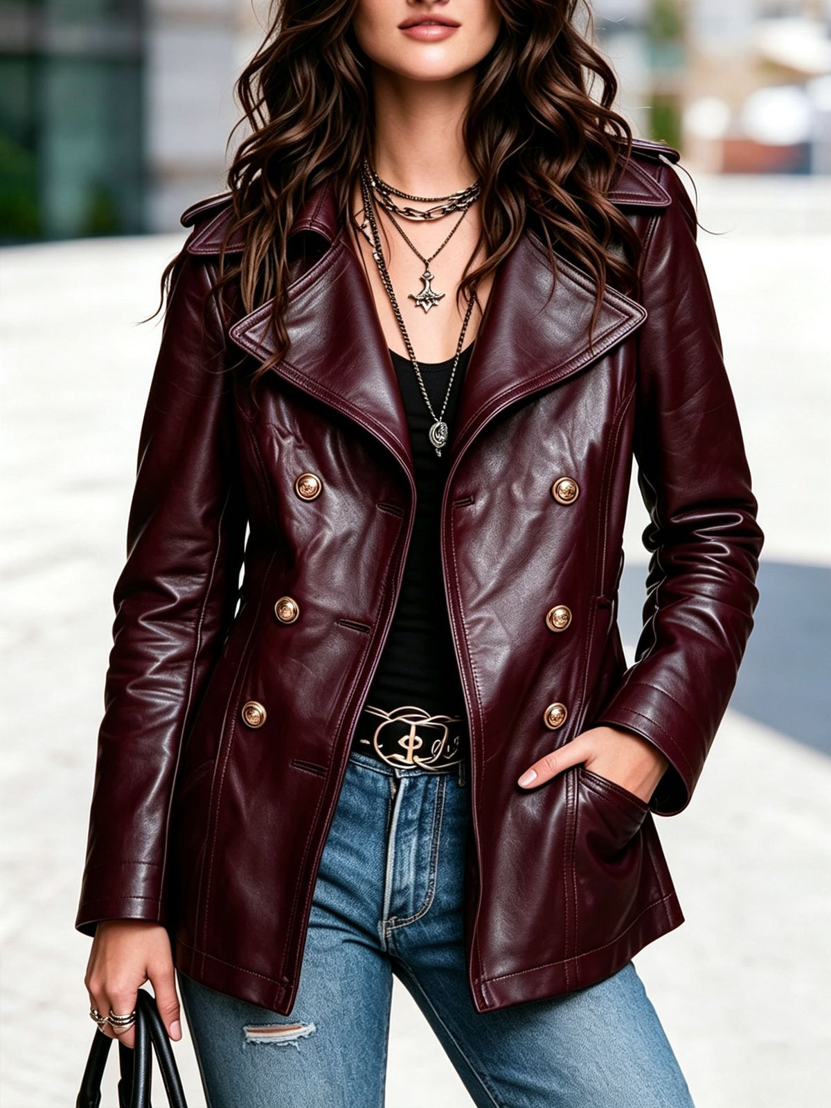 Double-Breasted Coat