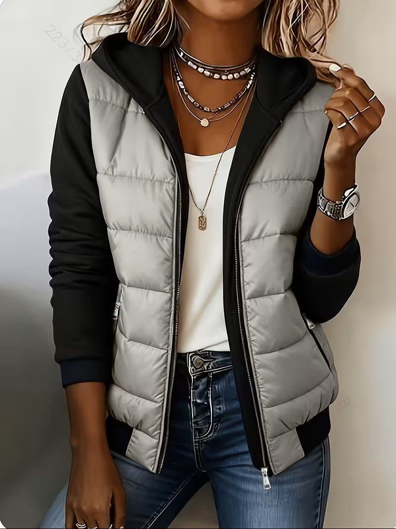 Women'S Hooded Fleece-Lined Cotton-Padded Clothes