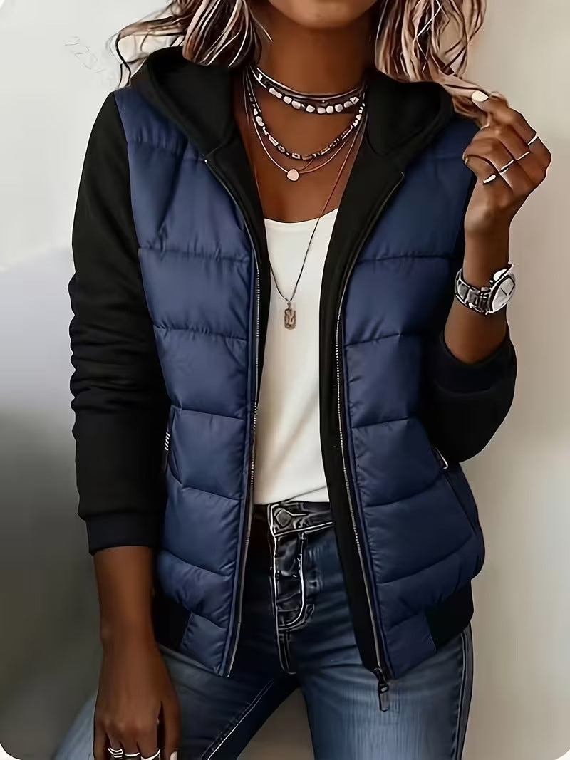 Women'S Hooded Fleece-Lined Cotton-Padded Clothes