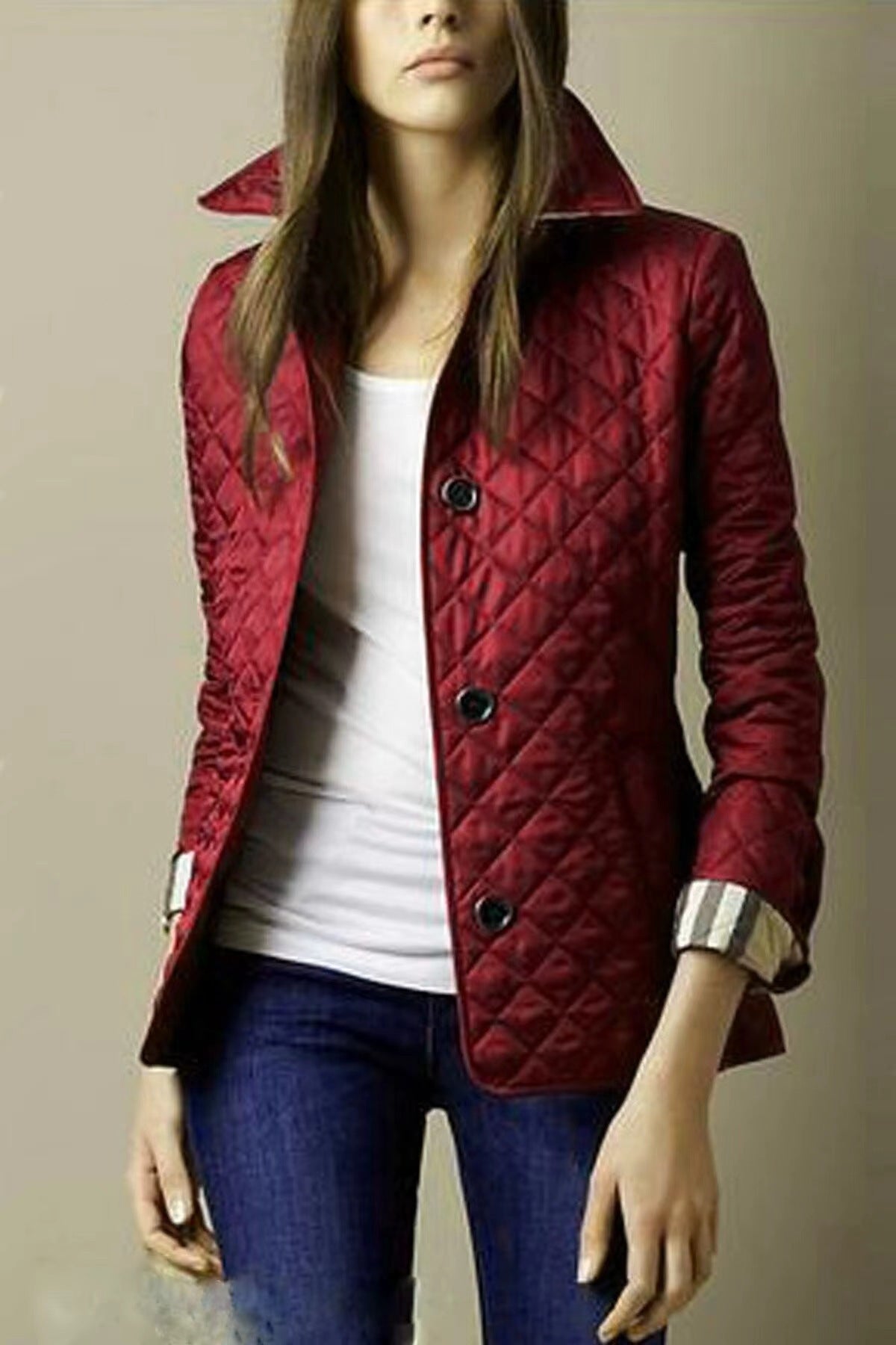 Women'S Lapel Single-Breasted Coat