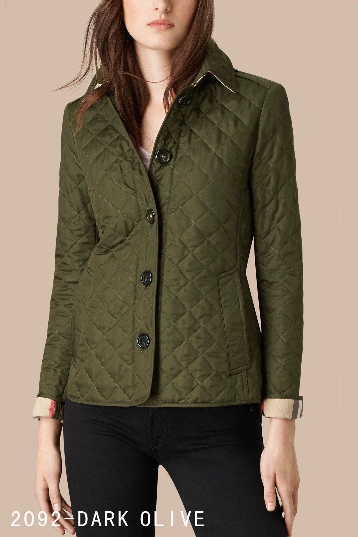 Women'S Lapel Single-Breasted Coat