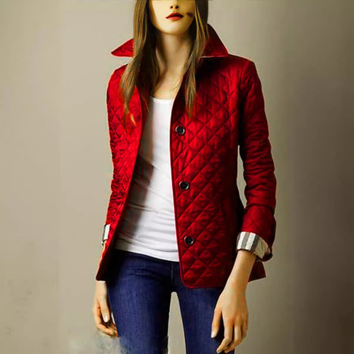 Women'S Lapel Single-Breasted Coat