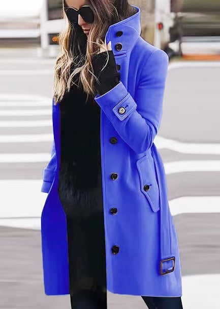 Slim Fit Woolen Coat